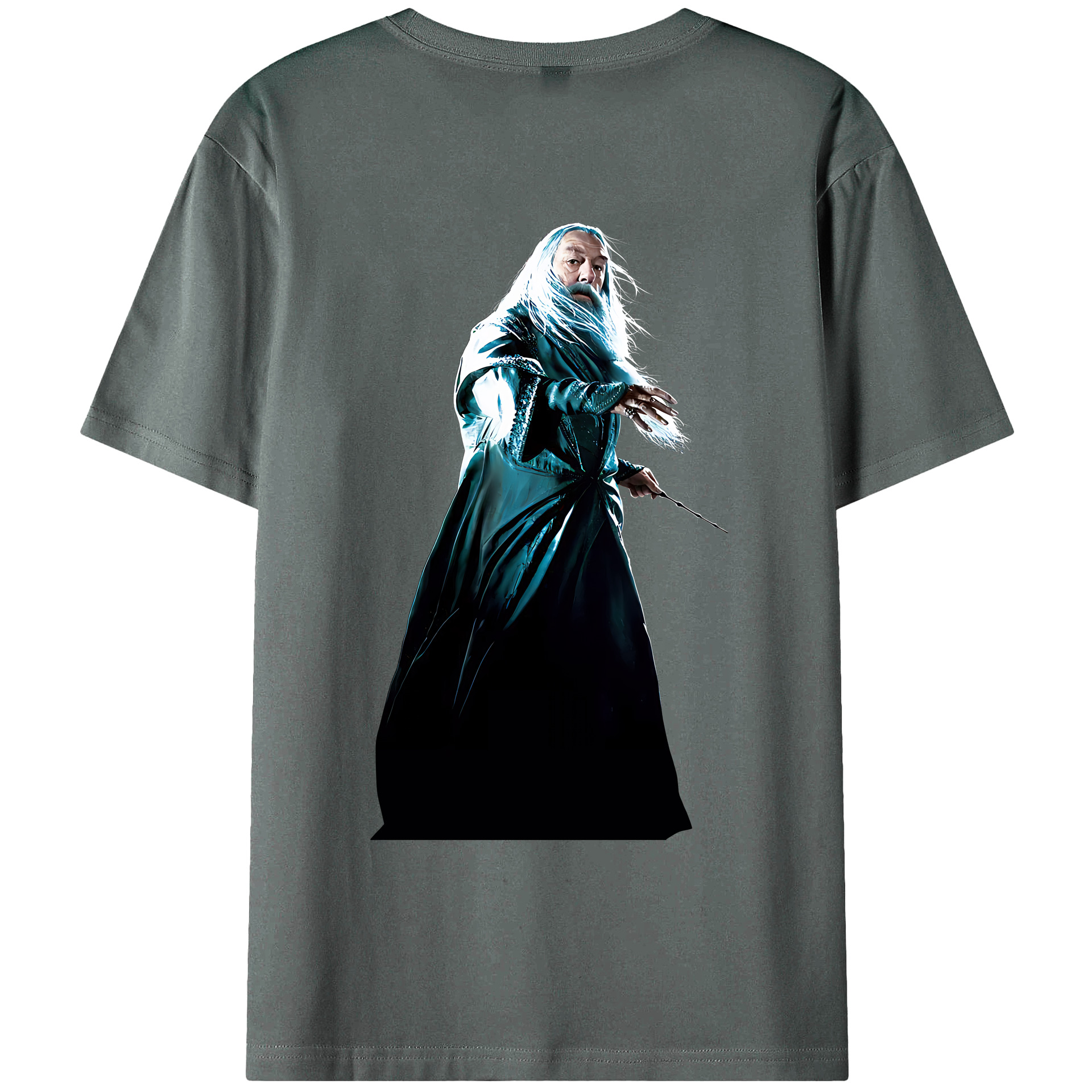 （画像用） Harry Potter ハリー・ポッターシリーズ 綿100％ メンズ半袖Tシャツ（バックプリント） 通気性